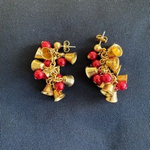 Christmas bell fashion earrings